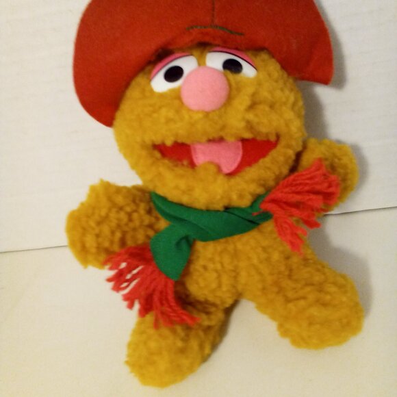 Vintage 1987 Muppet Babies Fozzie Bear Christmas Plush 9" - Picture 5 of 10